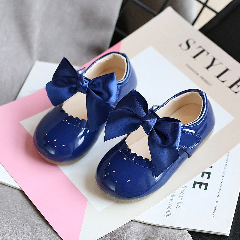 Toddlers Girls Shoes Children Flats Patent Leather