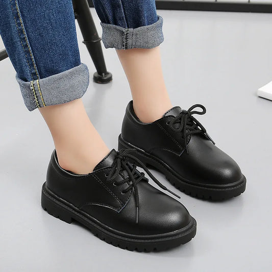 Boys Shoes Children Leather Shoes For Big Kids Teenagers Size 27-38 For Big Boys