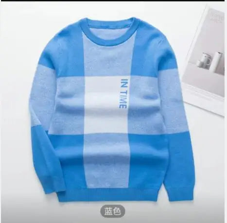 Wally Boy's Round Collar Sweater
