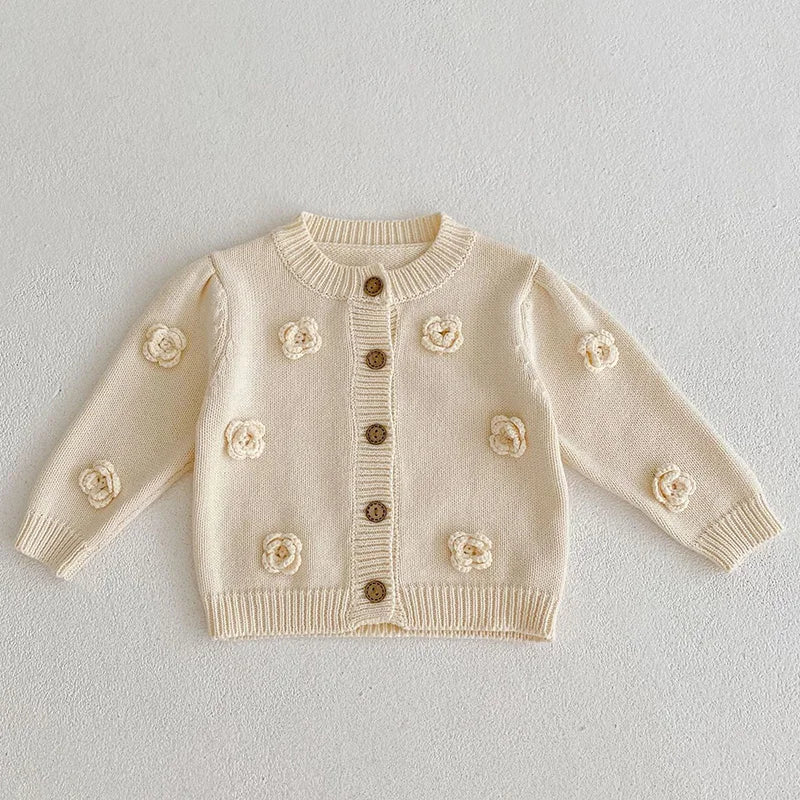 Tamara Baby Cute Flower Baby Girls Long Sleeves Jacket - GuGuTon baby store - Baby Fashion - Toddlers Outfits - Babies Outfits - Toddler Clothes - Kids Clothing - Newborn Clothes - Newborn Wear - Kids Wear - Trending Clothes - Trending Outfits - Fall Fashion - Winter Fashion - Girls Clothes - Boys Clothes - Babies Wear - Kids Accessories - KidsWear - Summer Clothes - Summer Fashion - Summer Trend - Falls Sweaters - Tops - Bottom - Jeans - Blouse - Dresses - Newborn Dresses - Toys