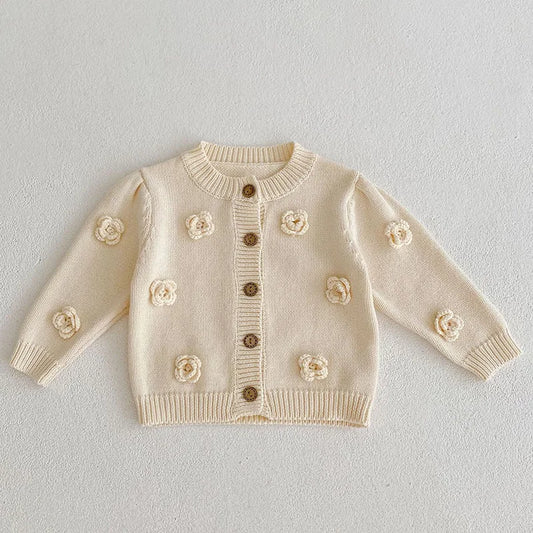 Tamara Baby Cute Flower Baby Girls Long Sleeves Jacket - GuGuTon baby store - Baby Fashion - Toddlers Outfits - Babies Outfits - Toddler Clothes - Kids Clothing - Newborn Clothes - Newborn Wear - Kids Wear - Trending Clothes - Trending Outfits - Fall Fashion - Winter Fashion - Girls Clothes - Boys Clothes - Babies Wear - Kids Accessories - KidsWear - Summer Clothes - Summer Fashion - Summer Trend - Falls Sweaters - Tops - Bottom - Jeans - Blouse - Dresses - Newborn Dresses - Toys