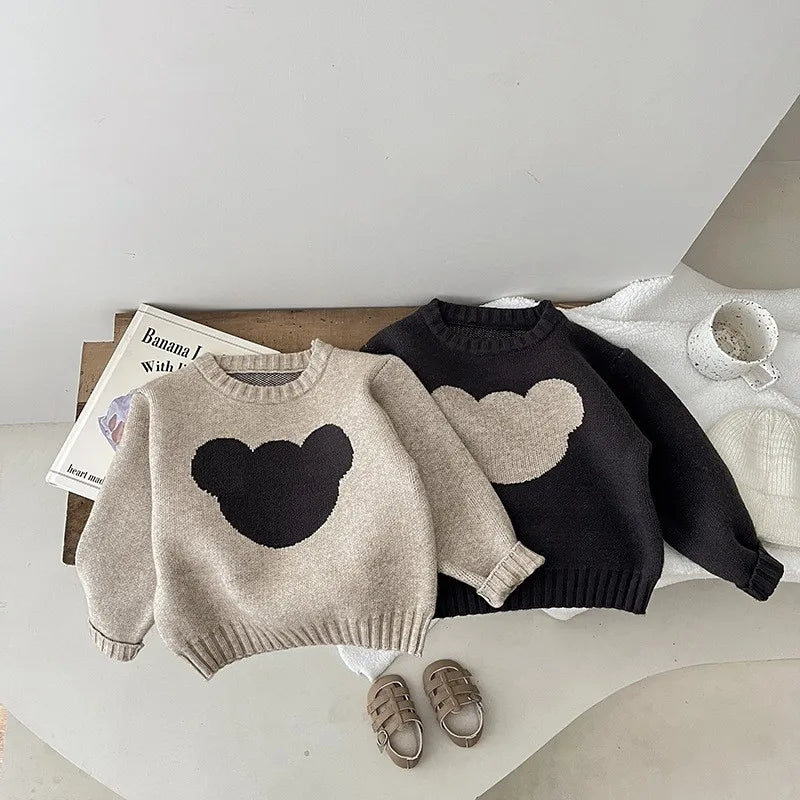 Alex Knitted Cotton Long Sleeved Sweater