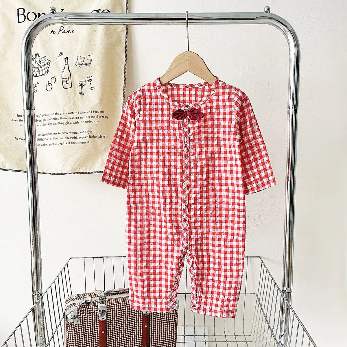 Carlos Toddler Boys Long Sleeve Rompers Cotton Casual