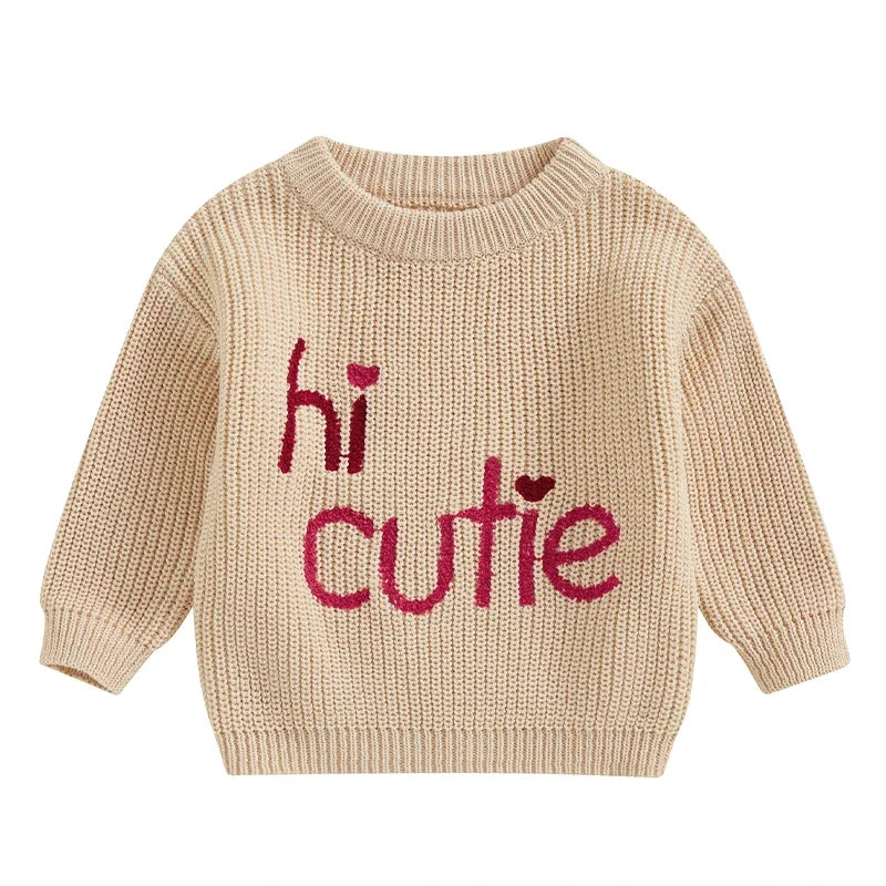 Angel Knit Pullover Valentines Day Sweater