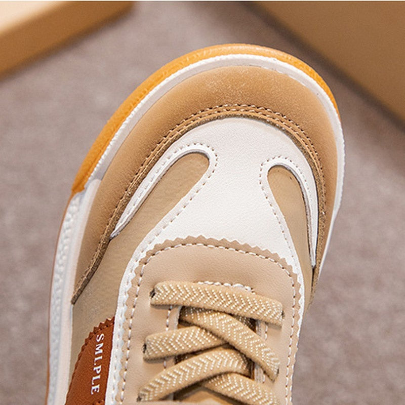 Size 26-37 Boys Sports Shoes For Kids Pu Leather Soft - GuGuTon