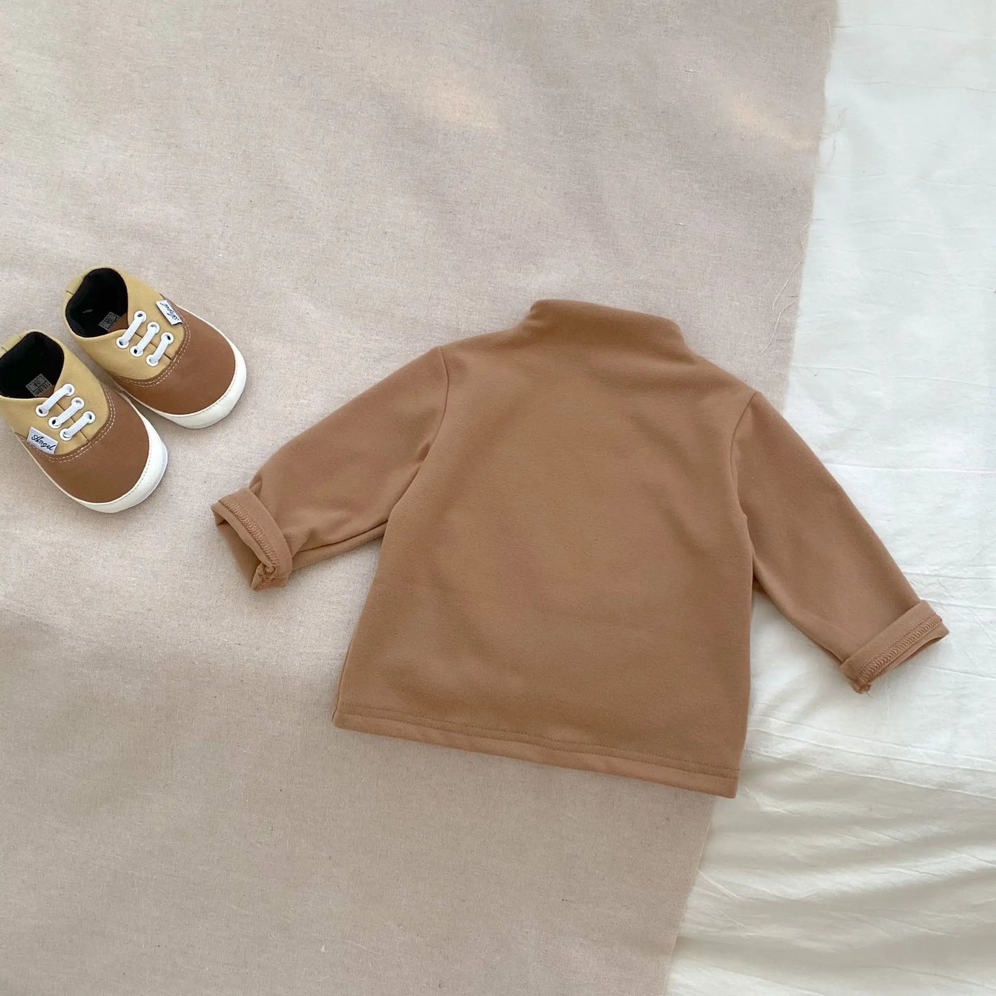 Justin Baby Half High Collar Ski Sweater
