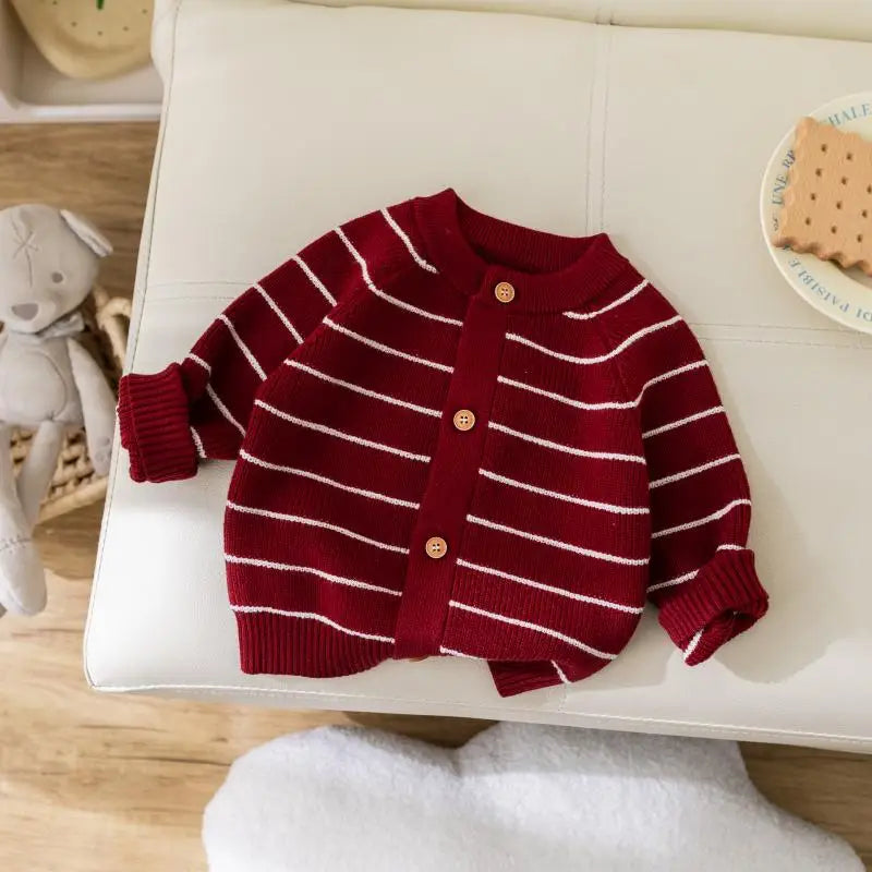 Victor Fashion Striped Knitted Sweater