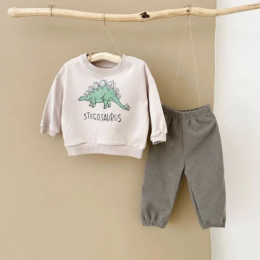 Louis 2Pcs Newborn Set Dinosaur Sweater