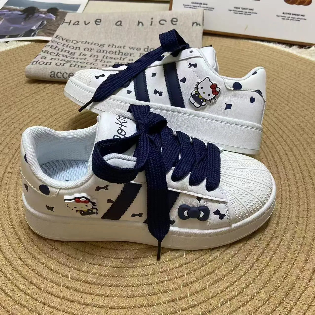 Scarlett Kids Casual Hello Kitty Sneakers - Comfort and Style