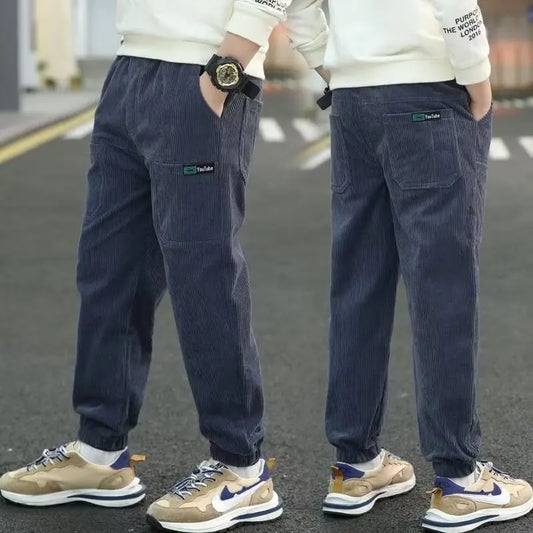 Mario Children's Pants Vintage Corduroy Casual Pants Youth - GuGuTon baby store - Baby Fashion - Toddlers Outfits - Babies Outfits - Toddler Clothes - Kids Clothing - Newborn Clothes - Newborn Wear - Kids Wear - Trending Clothes - Trending Outfits - Fall Fashion - Winter Fashion - Girls Clothes - Boys Clothes - Babies Wear - Kids Accessories - KidsWear - Summer Clothes - Summer Fashion - Summer Trend - Falls Sweaters - Tops - Bottom - Jeans - Blouse - Dresses - Newborn Dresses - Toys