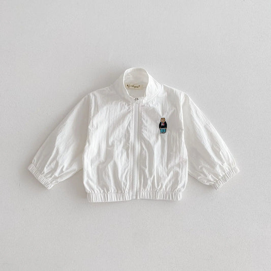 Sara Summer Cartoon Bear Girl Jacket Baby Embroidery - GuGuTon baby store - Baby Fashion - Toddlers Outfits - Babies Outfits - Toddler Clothes - Kids Clothing - Newborn Clothes - Newborn Wear - Kids Wear - Trending Clothes - Trending Outfits - Fall Fashion - Winter Fashion - Girls Clothes - Boys Clothes - Babies Wear - Kids Accessories - KidsWear - Summer Clothes - Summer Fashion - Summer Trend - Falls Sweaters - Tops - Bottom - Jeans - Blouse - Dresses - Newborn Dresses - Toys