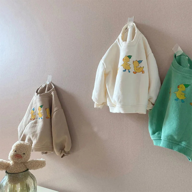 Santiago Infant Boys Cartoon Ducks Sweater