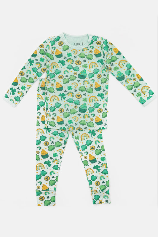 Manuel Long Sleeve Pajama Set - St. Patrick's Day - GuGuTon baby store - Baby Fashion - Toddlers Outfits - Babies Outfits - Toddler Clothes - Kids Clothing - Newborn Clothes - Newborn Wear - Kids Wear - Trending Clothes - Trending Outfits - Fall Fashion - Winter Fashion - Girls Clothes - Boys Clothes - Babies Wear - Kids Accessories - KidsWear - Summer Clothes - Summer Fashion - Summer Trend - Falls Sweaters - Tops - Bottom - Jeans - Blouse - Dresses - Newborn Dresses - Toys