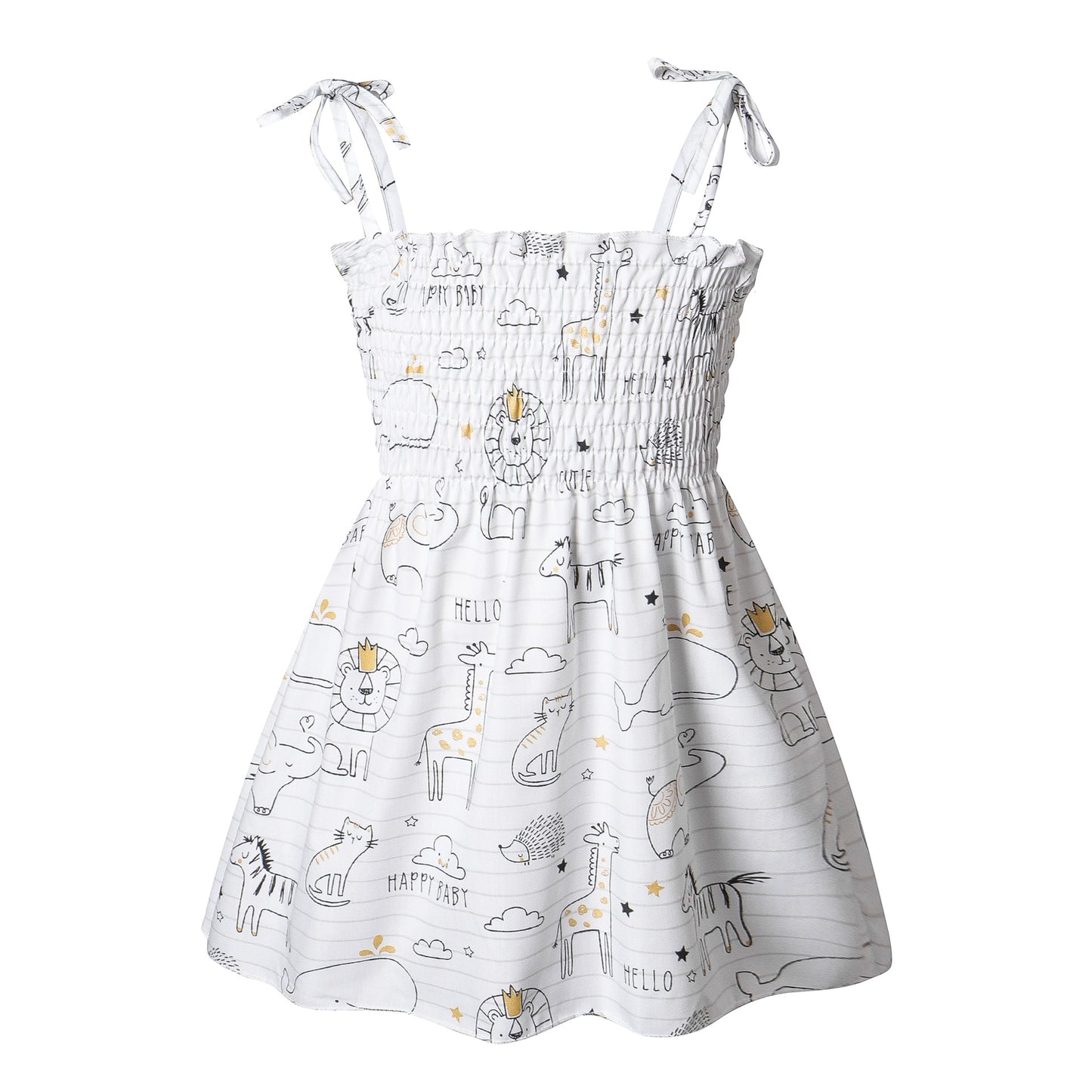 Gisela Splicing Summer Dresses child Outfits Beach Clothes - GuGuTon