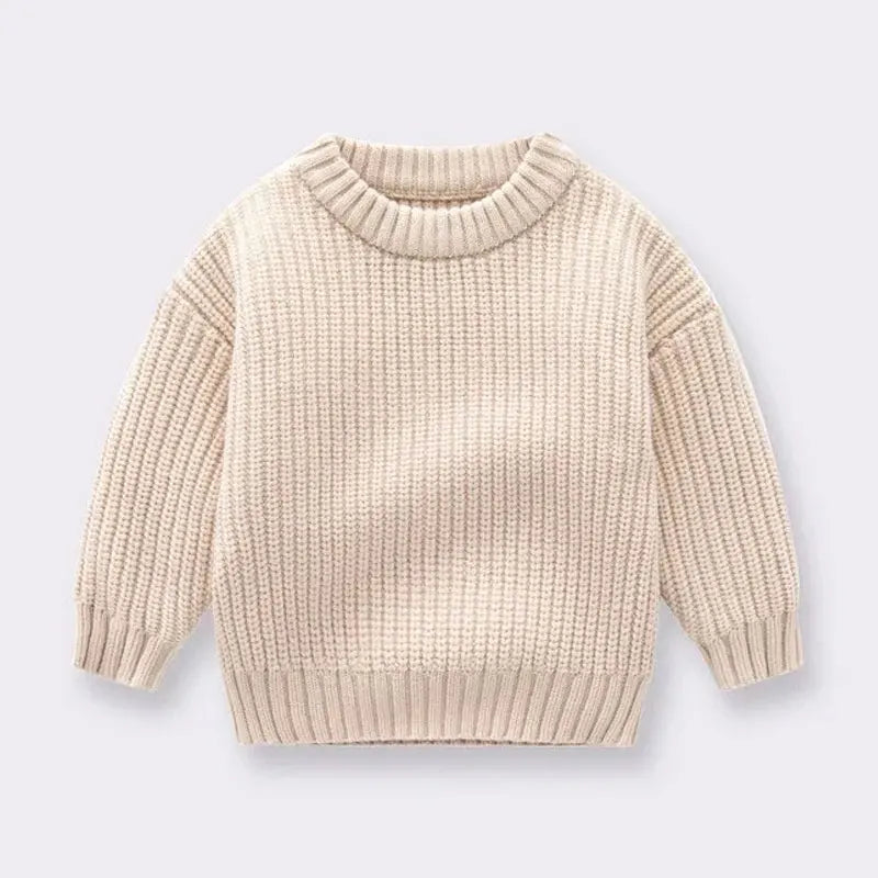 Ricky New Solid Color Knitted Sweater