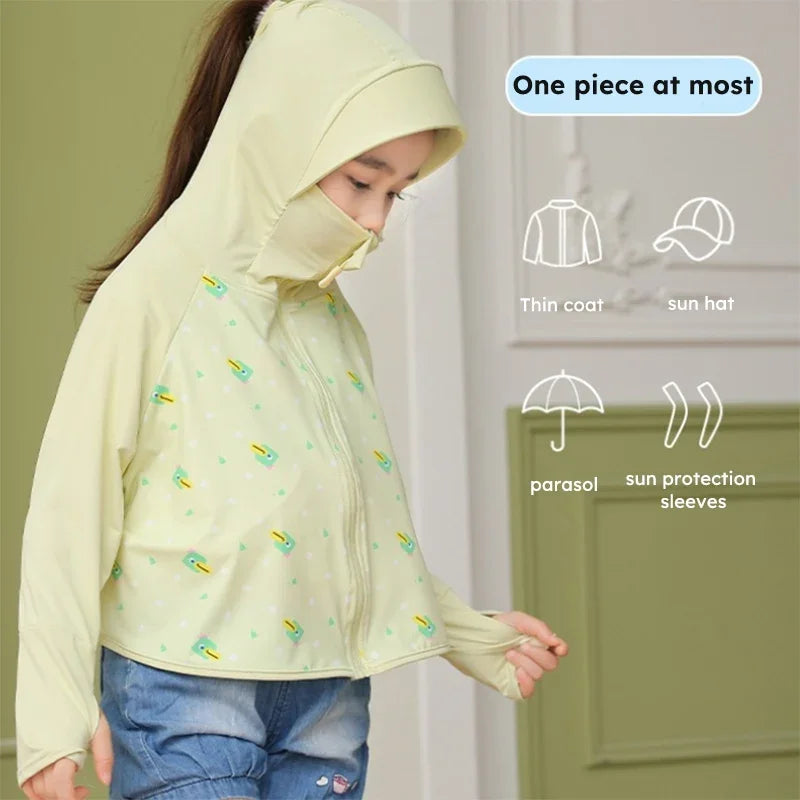 Raineris Girls Floral Print Thin Summer Jackets
