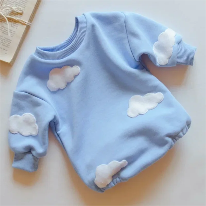 Alan Baby Clothes Romper Baby Clothes painted clouds