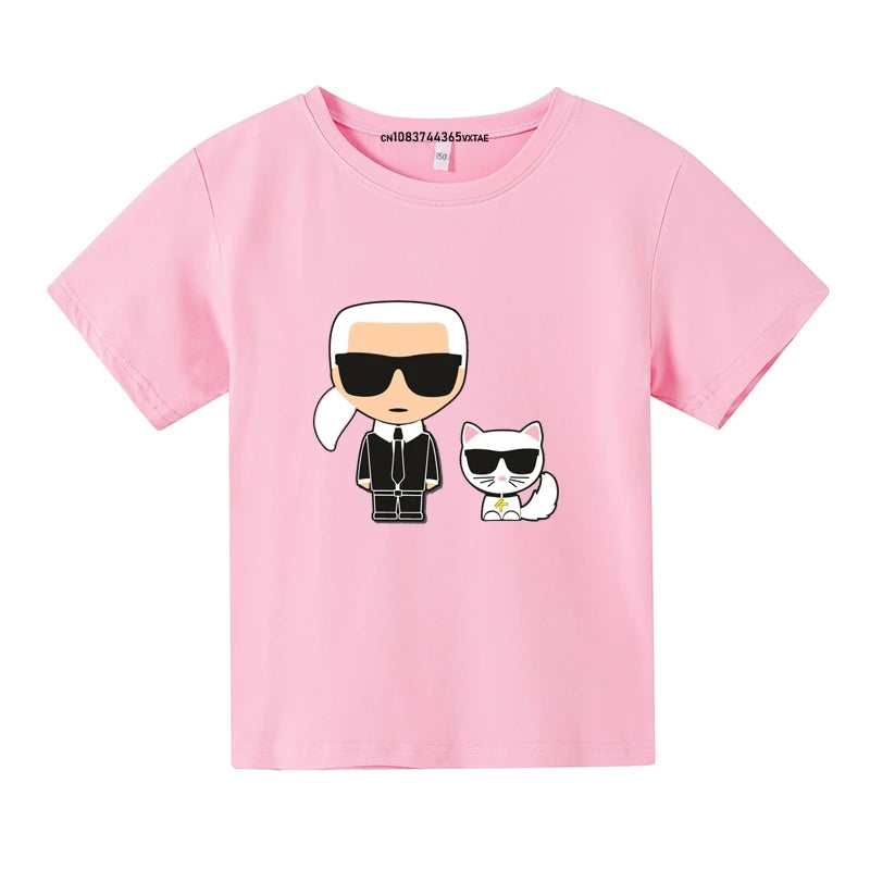 Adel Breathable Short Sleeve Tees Children Top