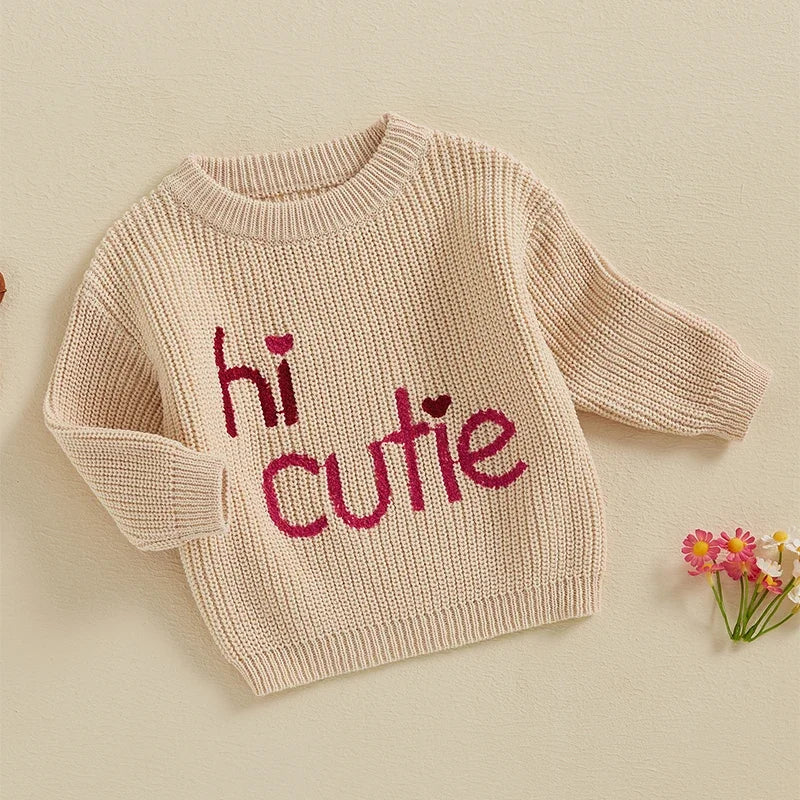 Angel Knit Pullover Valentines Day Sweater