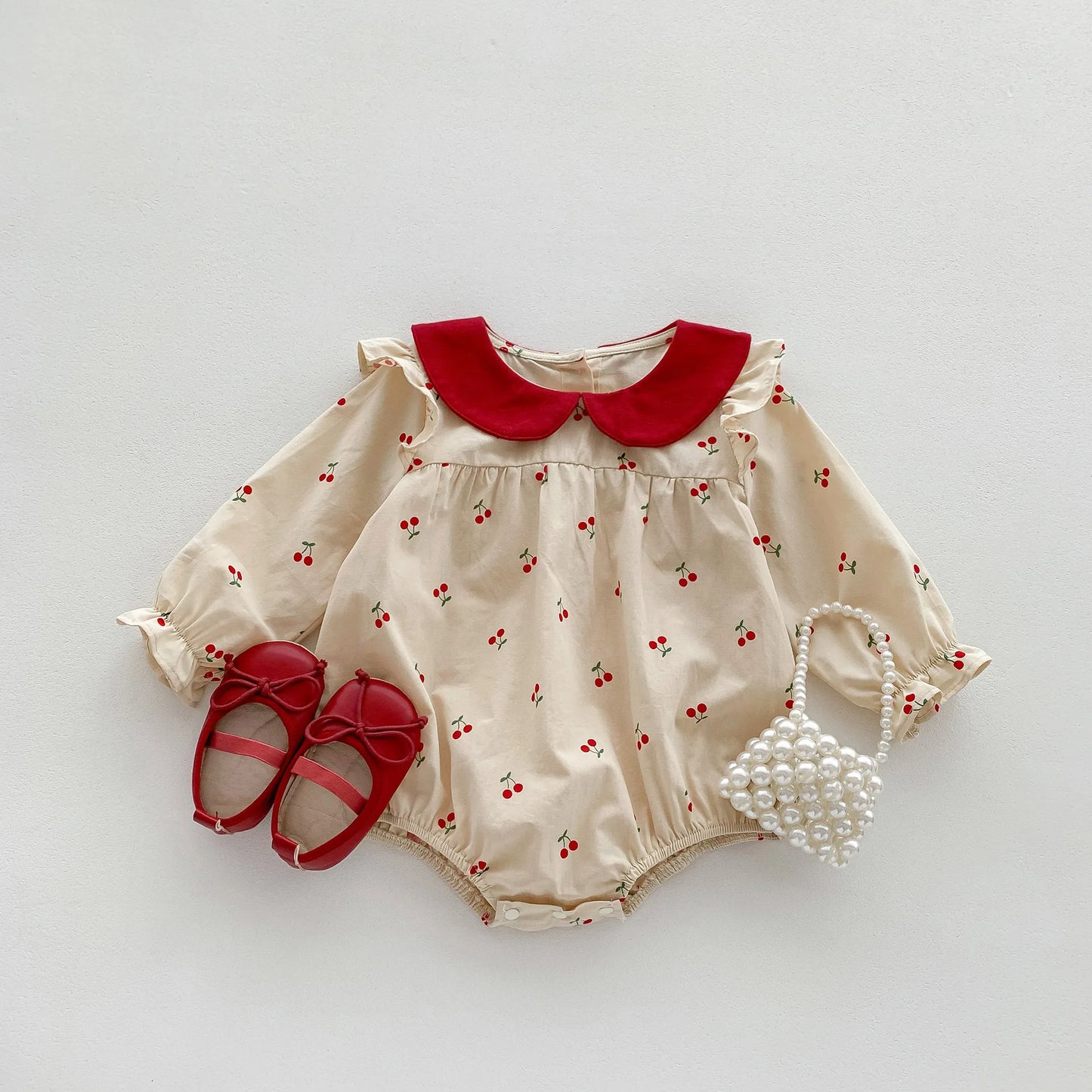 Talia Baby Girl Clothes Summer Long Sleeve Romper