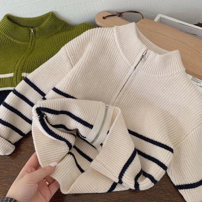 Juan Autumn New Kids Striped Sweater