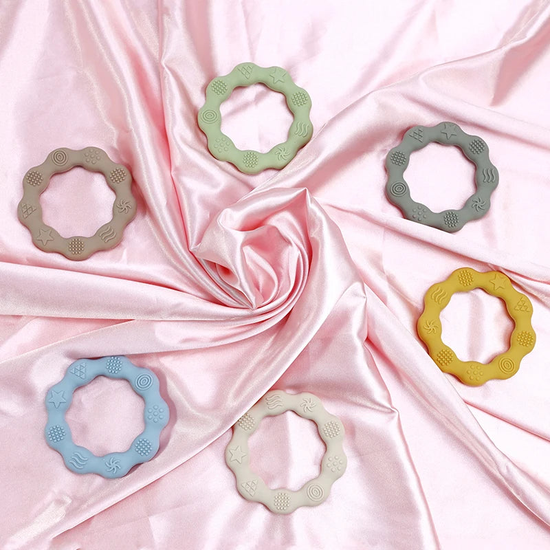 Baby Teether Health Care Molar Toy Tactile Cognition Food Grade Silicone