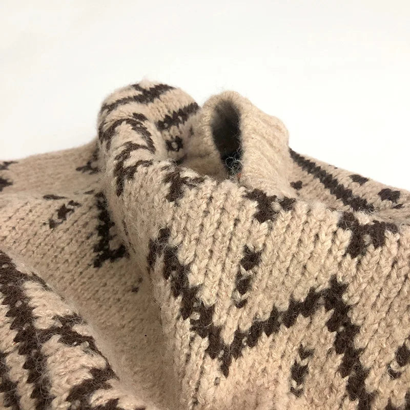 Elvis Thicken Stripe Knitted Sweater