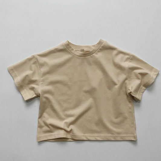 Miguel Cotton Short Sleeve Solid Tees - GuGuTon baby store - Baby Fashion - Toddlers Outfits - Babies Outfits - Toddler Clothes - Kids Clothing - Newborn Clothes - Newborn Wear - Kids Wear - Trending Clothes - Trending Outfits - Fall Fashion - Winter Fashion - Girls Clothes - Boys Clothes - Babies Wear - Kids Accessories - KidsWear - Summer Clothes - Summer Fashion - Summer Trend - Falls Sweaters - Tops - Bottom - Jeans - Blouse - Dresses - Newborn Dresses - Toys