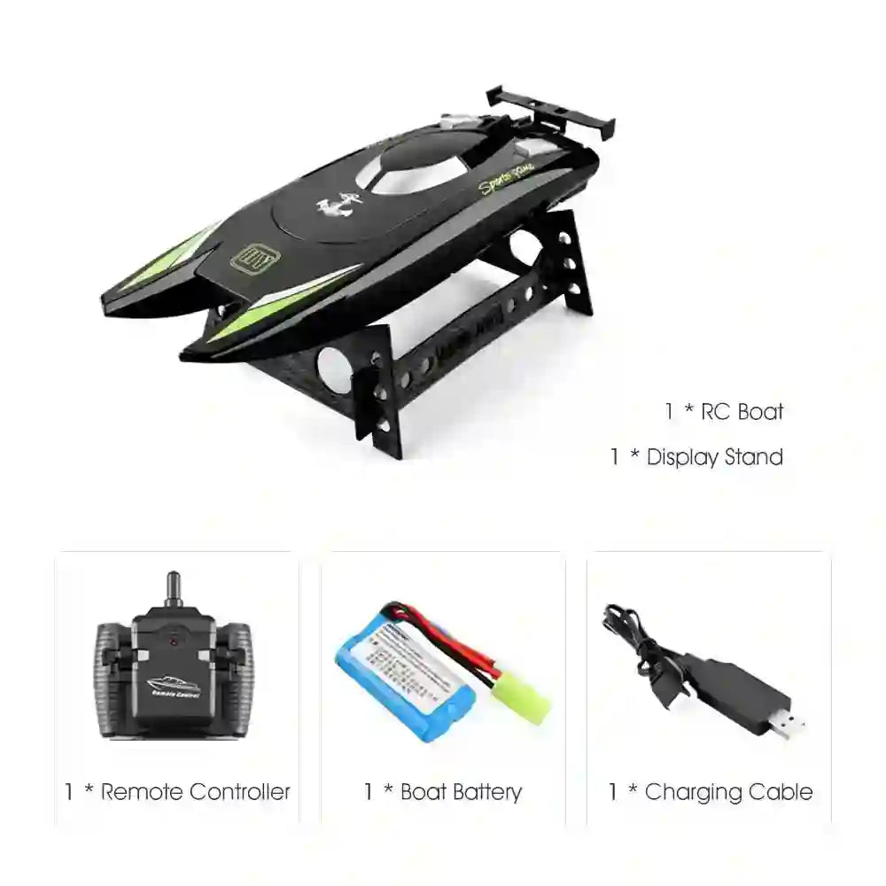 30KM/H RC Boat - Dual Motor Waterproof with Remote Control