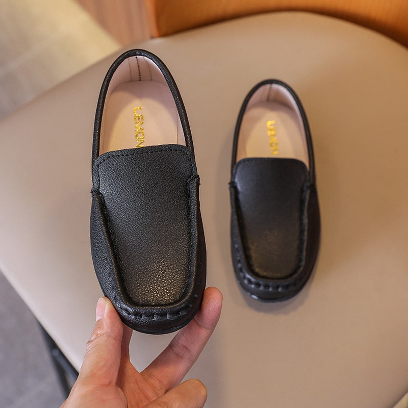 Big Children Casual Flats Leather Shoes for Wedding Party Boys - GuGuTon
