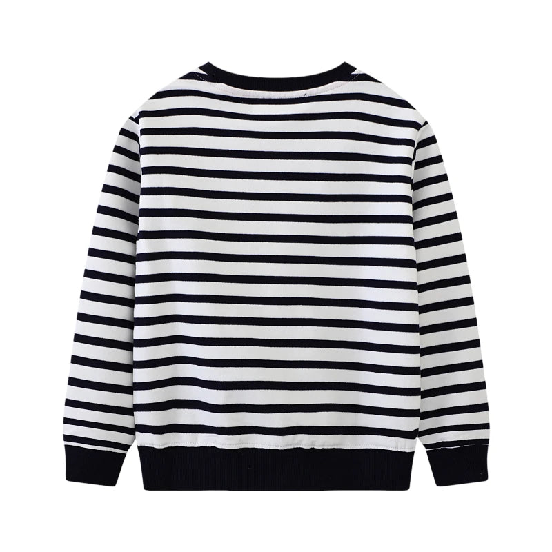 Yael Embroidered Cartoon Tractor Sweater