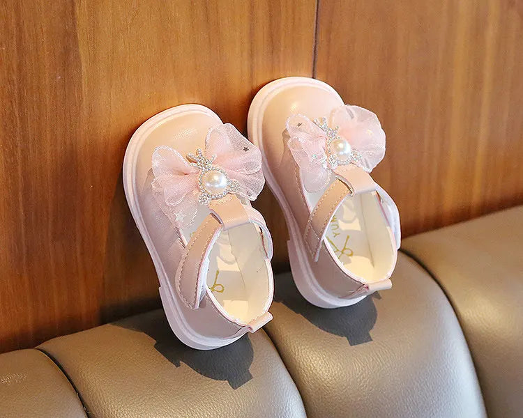 Baby Girls Shoes PU Toddler Princess Dress Shoes