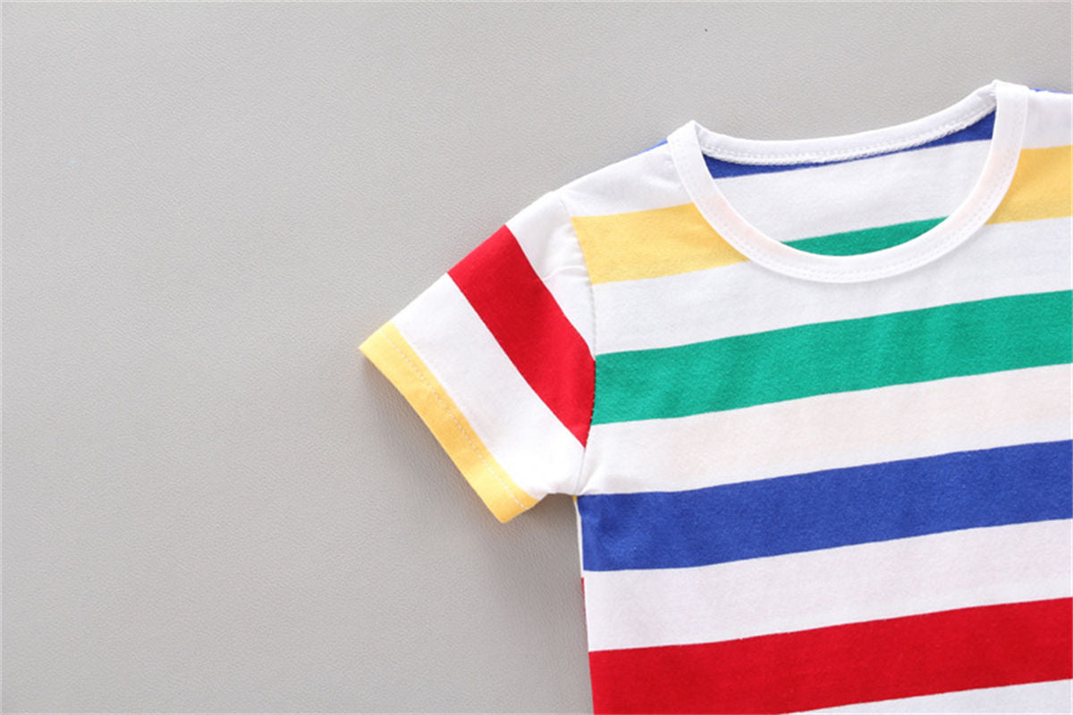 Harry Summer Clothes T-shirt and Bib Shorts for Boys Outing - GuGuTon