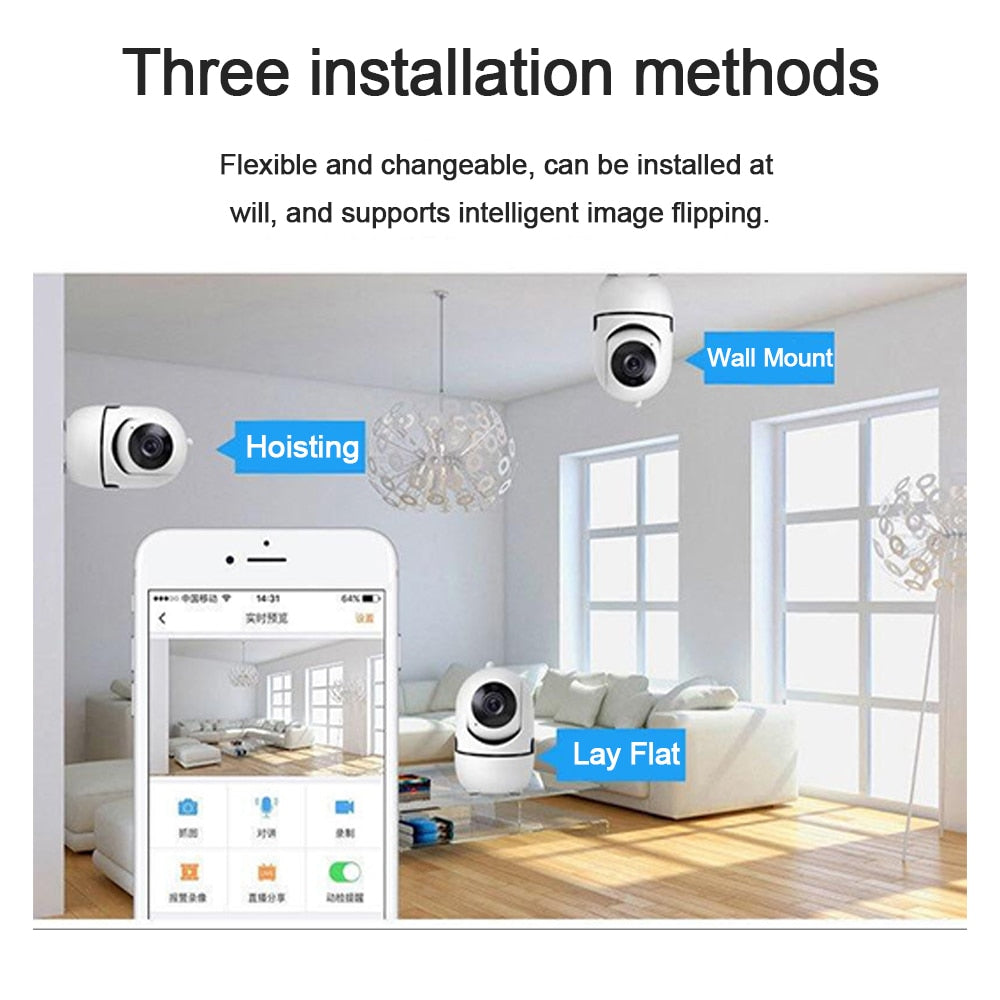 Smart Baby Monitor Mini Surveillance Home Security Wifi IP Camera 1080P - GuGuTon