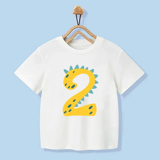 Juan Number 1-9 Boys Dinosaur Birthday Tees - GuGuTon baby store - Baby Fashion - Toddlers Outfits - Babies Outfits - Toddler Clothes - Kids Clothing - Newborn Clothes - Newborn Wear - Kids Wear - Trending Clothes - Trending Outfits - Fall Fashion - Winter Fashion - Girls Clothes - Boys Clothes - Babies Wear - Kids Accessories - KidsWear - Summer Clothes - Summer Fashion - Summer Trend - Falls Sweaters - Tops - Bottom - Jeans - Blouse - Dresses - Newborn Dresses - Toys