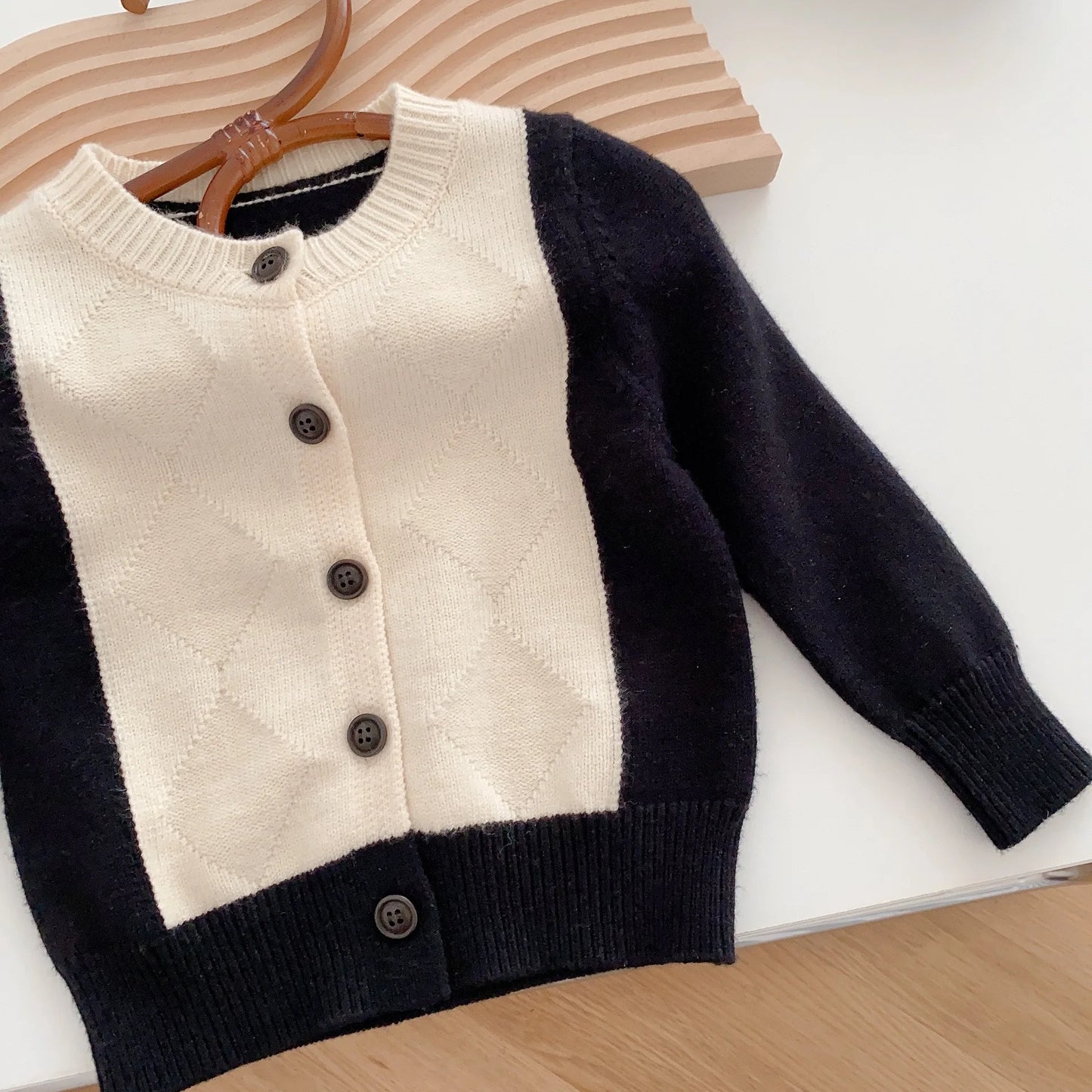 Richard Knitted Patchwork Cute Baby Boys Sweaters