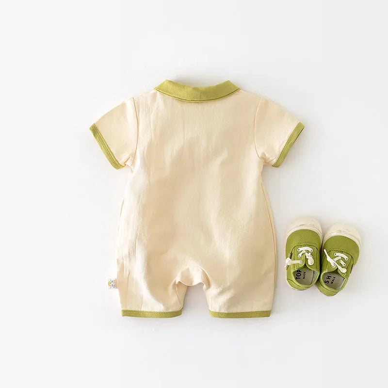 Misael Baby Summer Clothes Crocodile printed Boys Romper