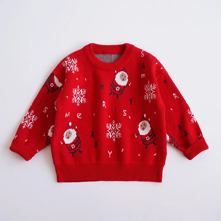 Sandro Christmas Santa Claus Pullover Sweater