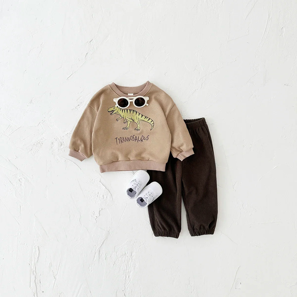 Louis 2Pcs Newborn Set Dinosaur Sweater