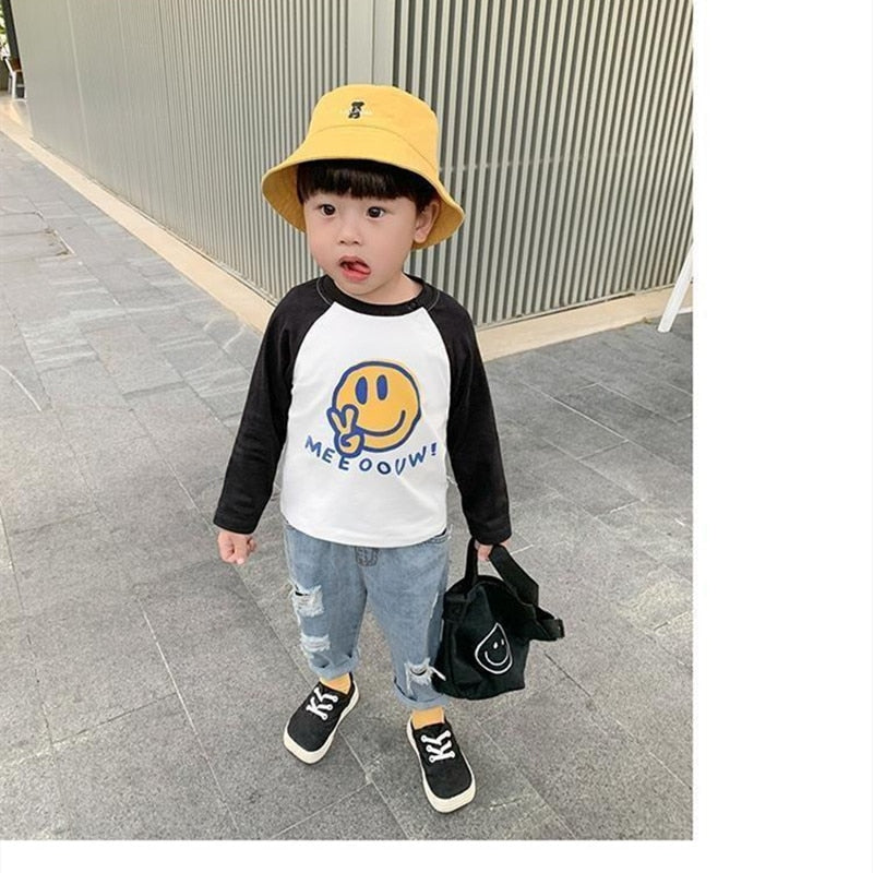 Lopez Spring and Autumn Clothes Boys Casual Baby Loose