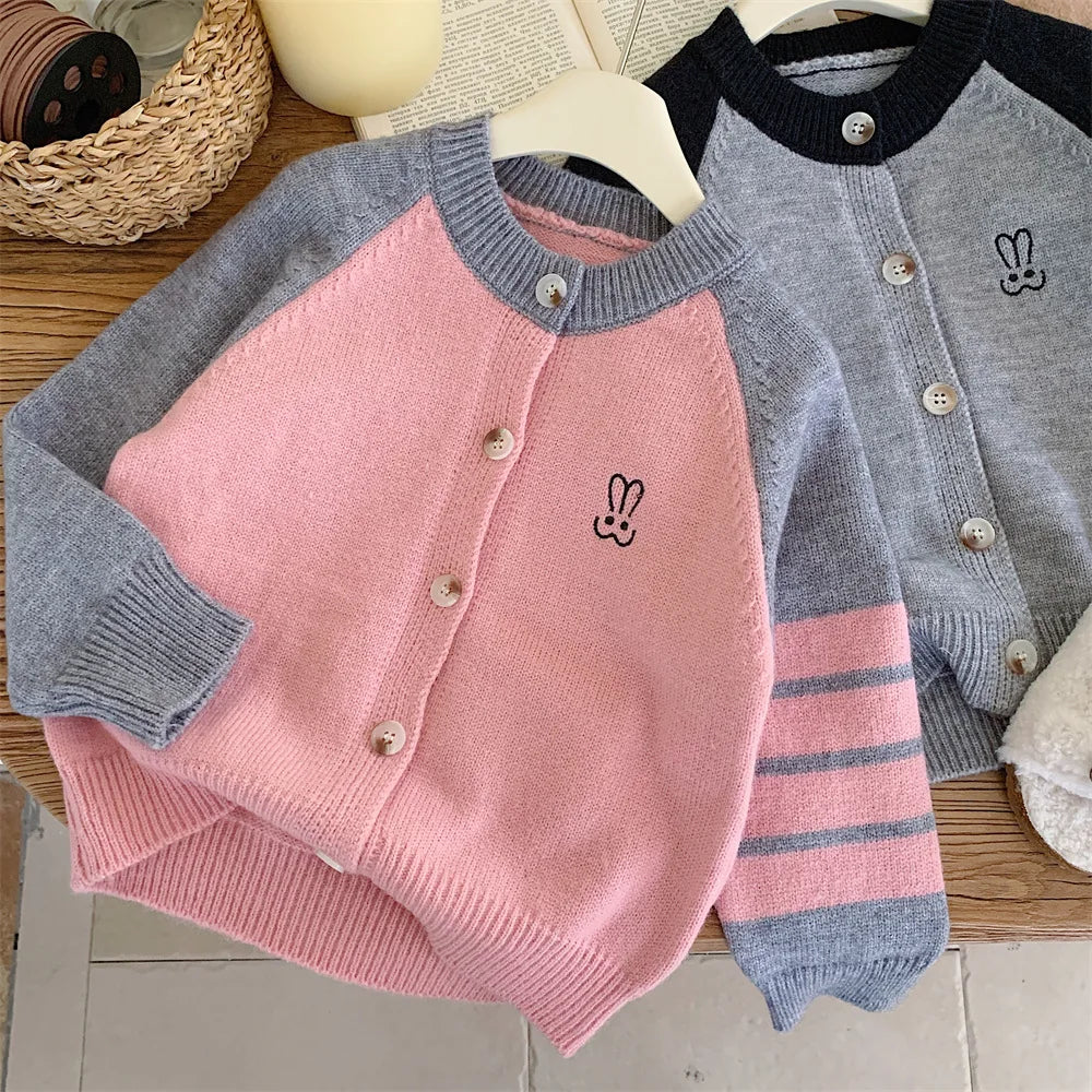 Ottis Patched Knitwear Striped Sweater