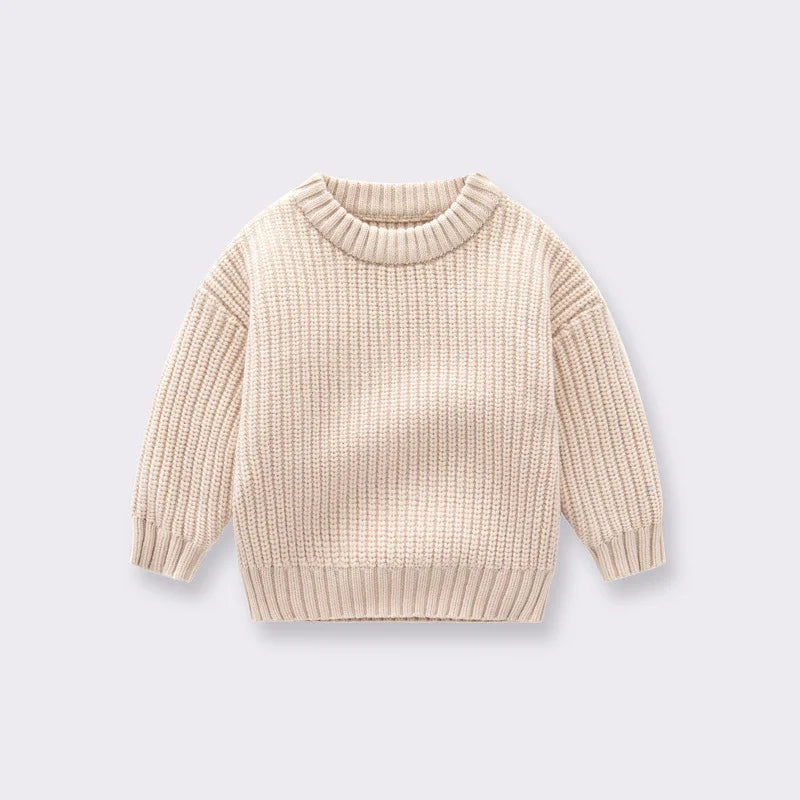 Ricky New Solid Color Knitted Sweater