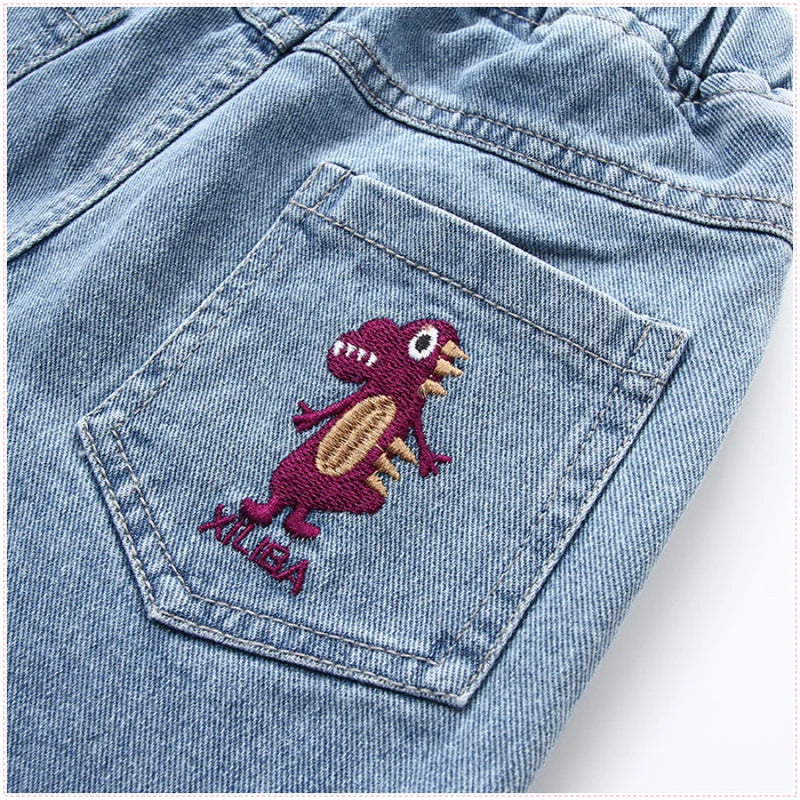 Carlos Boys Shorts Jean Infant Casual waist elastic solid