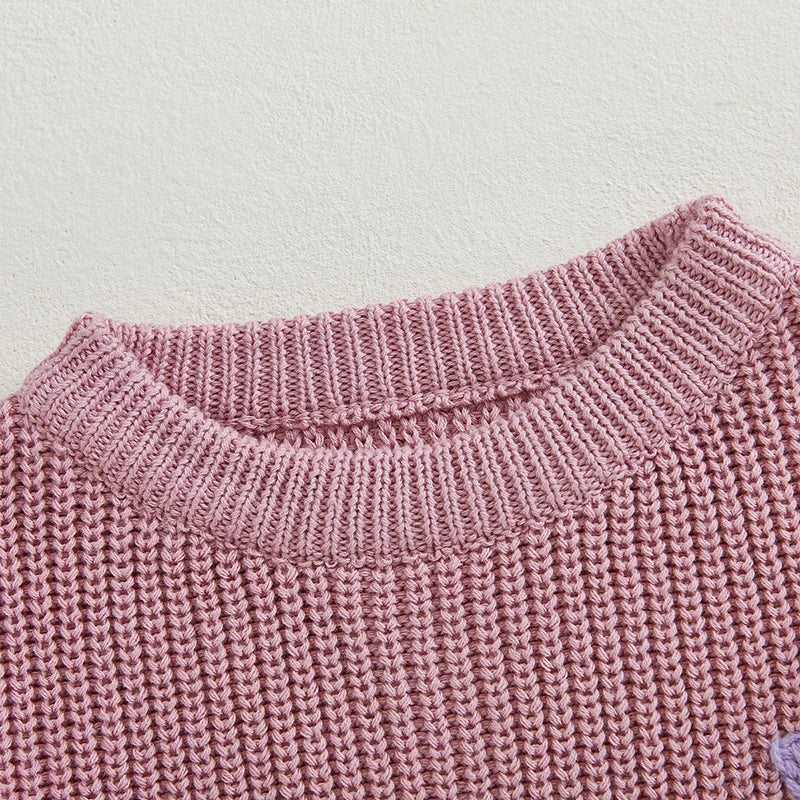 AMANDA Valentine s Day Love Heart Pattern Knitted Sweater