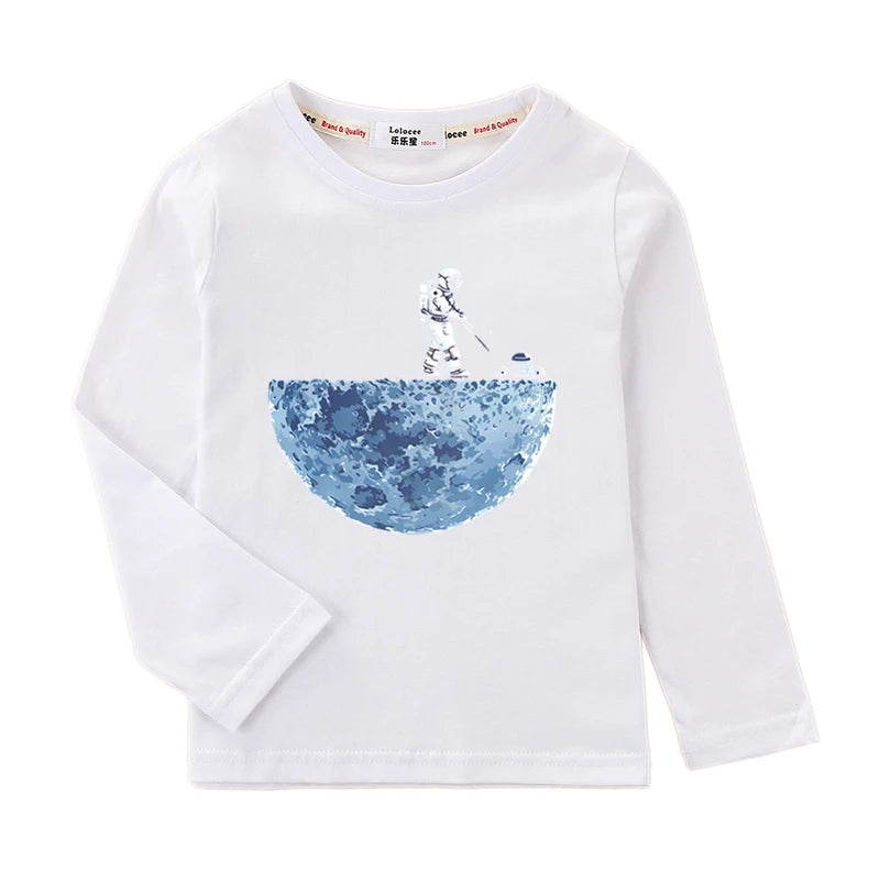 Tommy Long Sleeved Spaceman T-shirt
