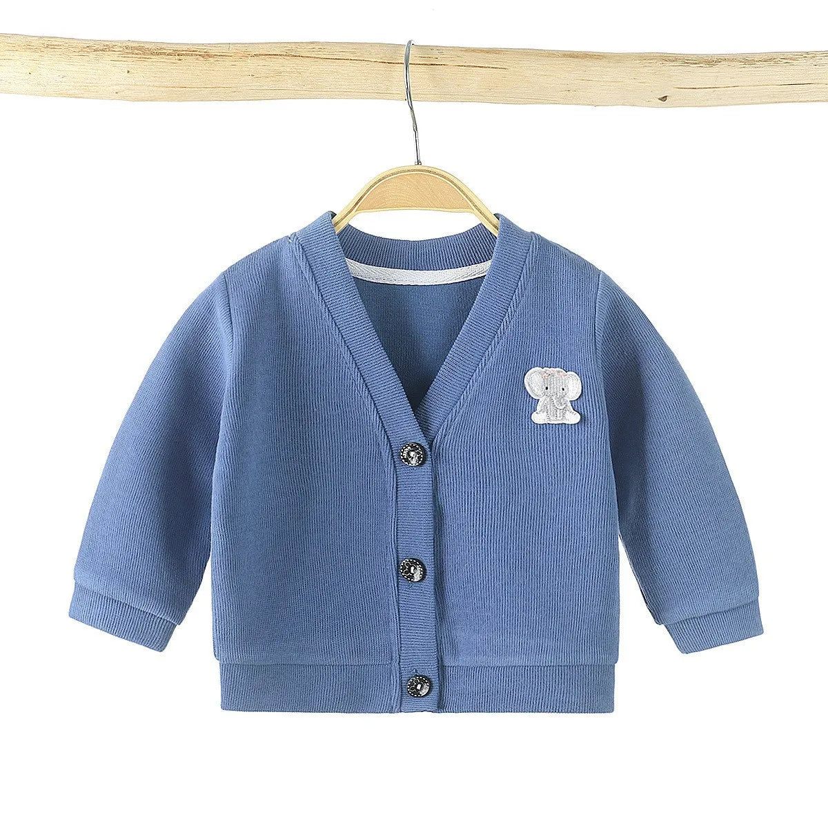 Manuel V-collar Knitted Based Sweater