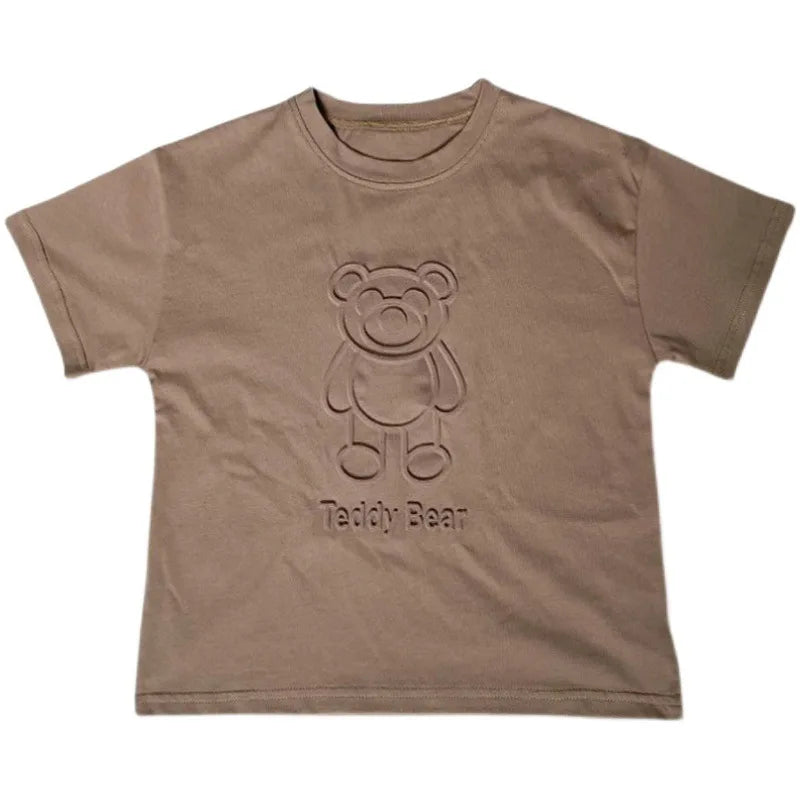 Oliver Cartoon Bear Short Sleeve Tees