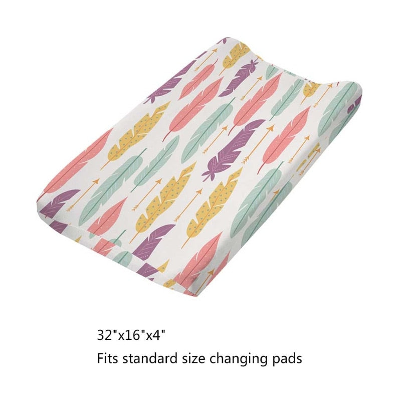 Stretchy Print Changing Mat Protector Diaper Changing Pad