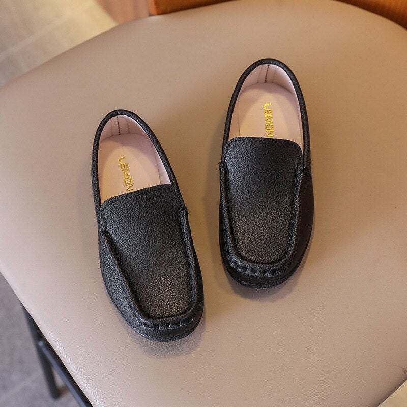 Big Children Casual Flats Leather Shoes for Wedding Party Boys - GuGuTon