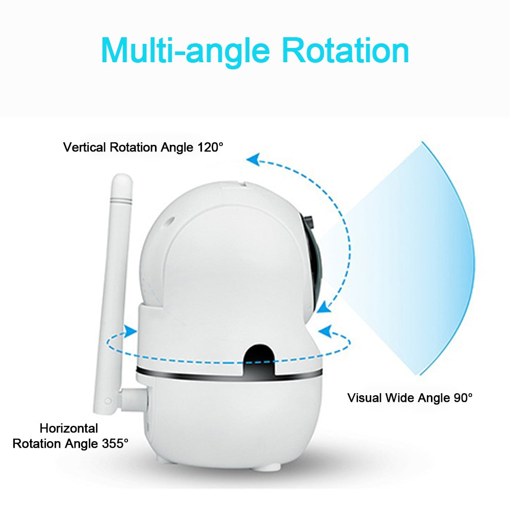Smart Baby Monitor Mini Surveillance Home Security Wifi IP Camera 1080P - GuGuTon